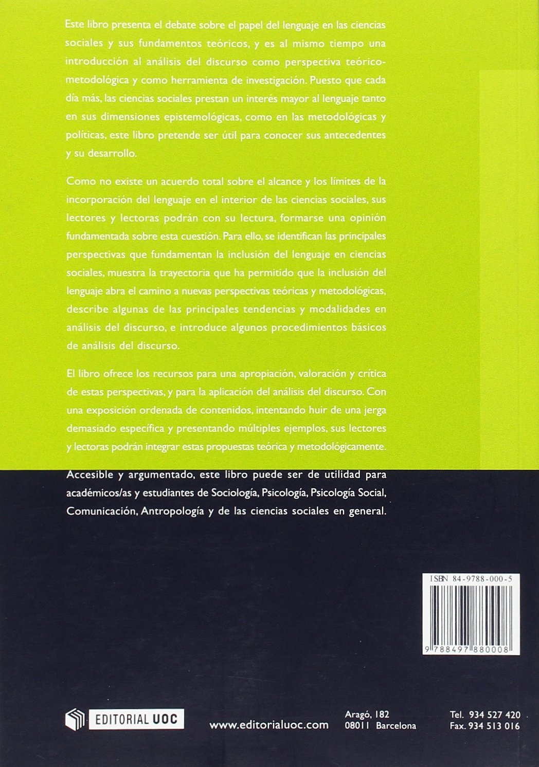 Analisis del discurso