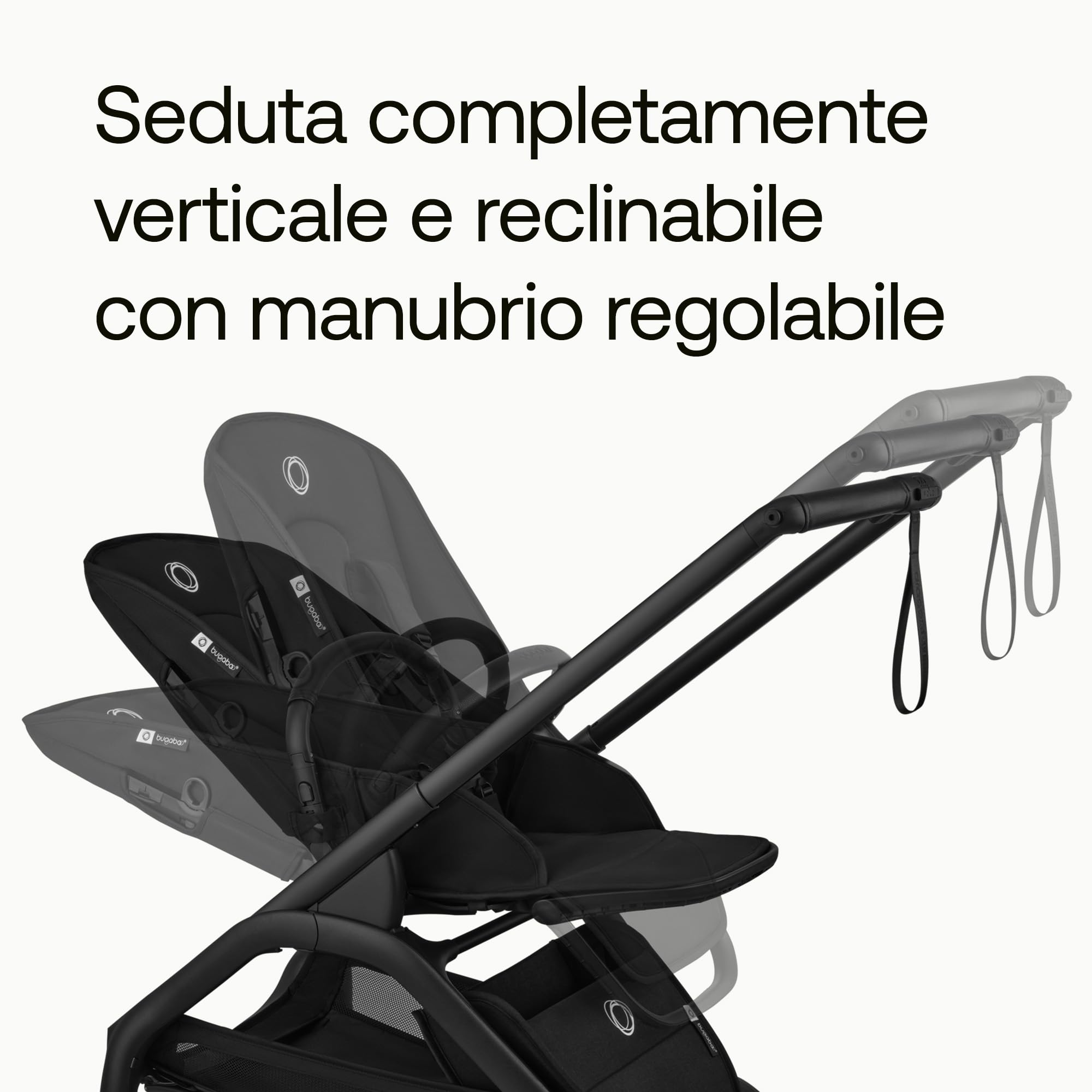 Passeggino Bugaboo Dragonfly Plus, Carrozzina Compatta da Città, Chiusura ad una Mano, Seduta Reclinabile e Reversibile, Adatto a Neonati e Bambini fino a 22 kg, Leggero da Trasportare, Dusty Pink