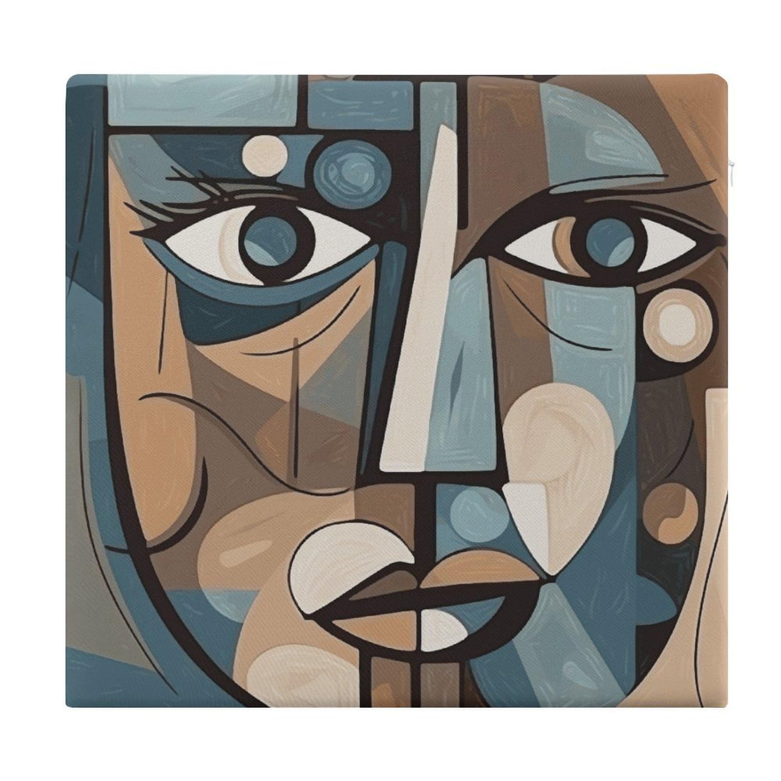 Adfgyerh Style Smiling Woman Drawing Cushions Memory Foam For Adults, Seat Cushion Chair Pads Soft, Square Pillows For Dining, Kitchen, Office, Patio Chairs