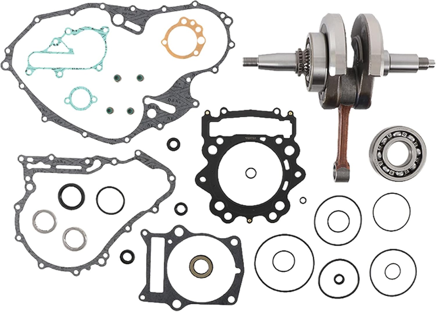 New Hot Rods Bottom End Kit Compatible with/Replacement for Yamaha YFM 700 R SE Raptor 2010 CBK0114