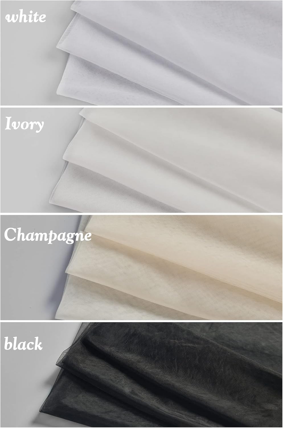 BEAUTELICATE Wedding Bridal Veil with Comb 1 Tier Cut Edge Fingertip&Cathedral Length - Image 7