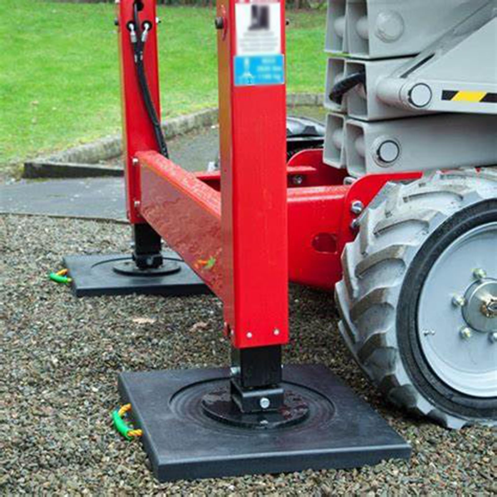 Bloques niveladores de RV impermeables para evitar hundimientos en remolques y grúas de auxilio 8