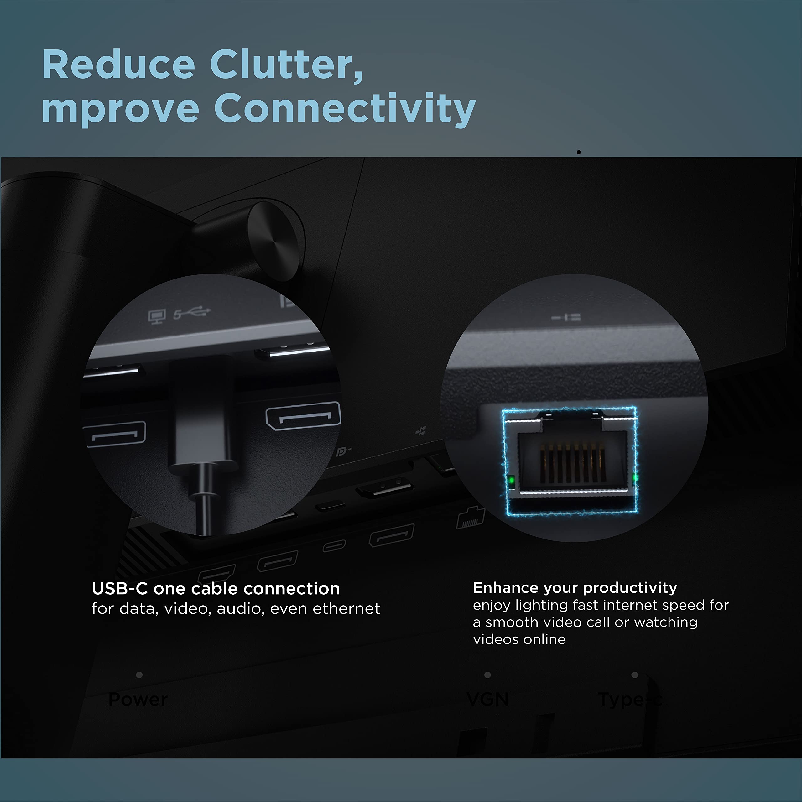 ThinkVision P24h-20 IPS USB-C給電 24インチ ThinkVision P24h-20