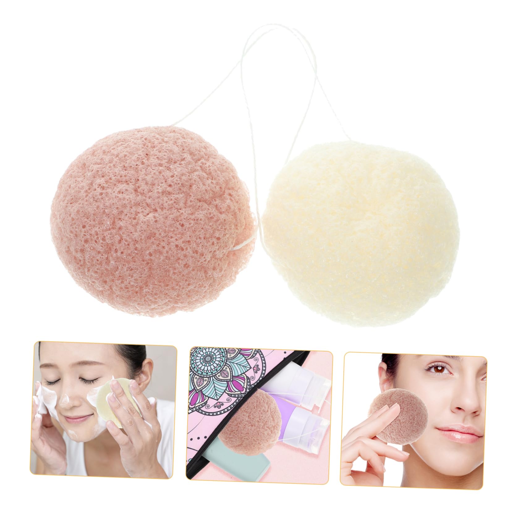 5 Set Spugne Per Spugne Esfolianti Per Strumenti Per Detersione E Rimozione Del Materiale E Riutilizzabile Per Della Femminile Colore Casuale 2 Pezzi*5