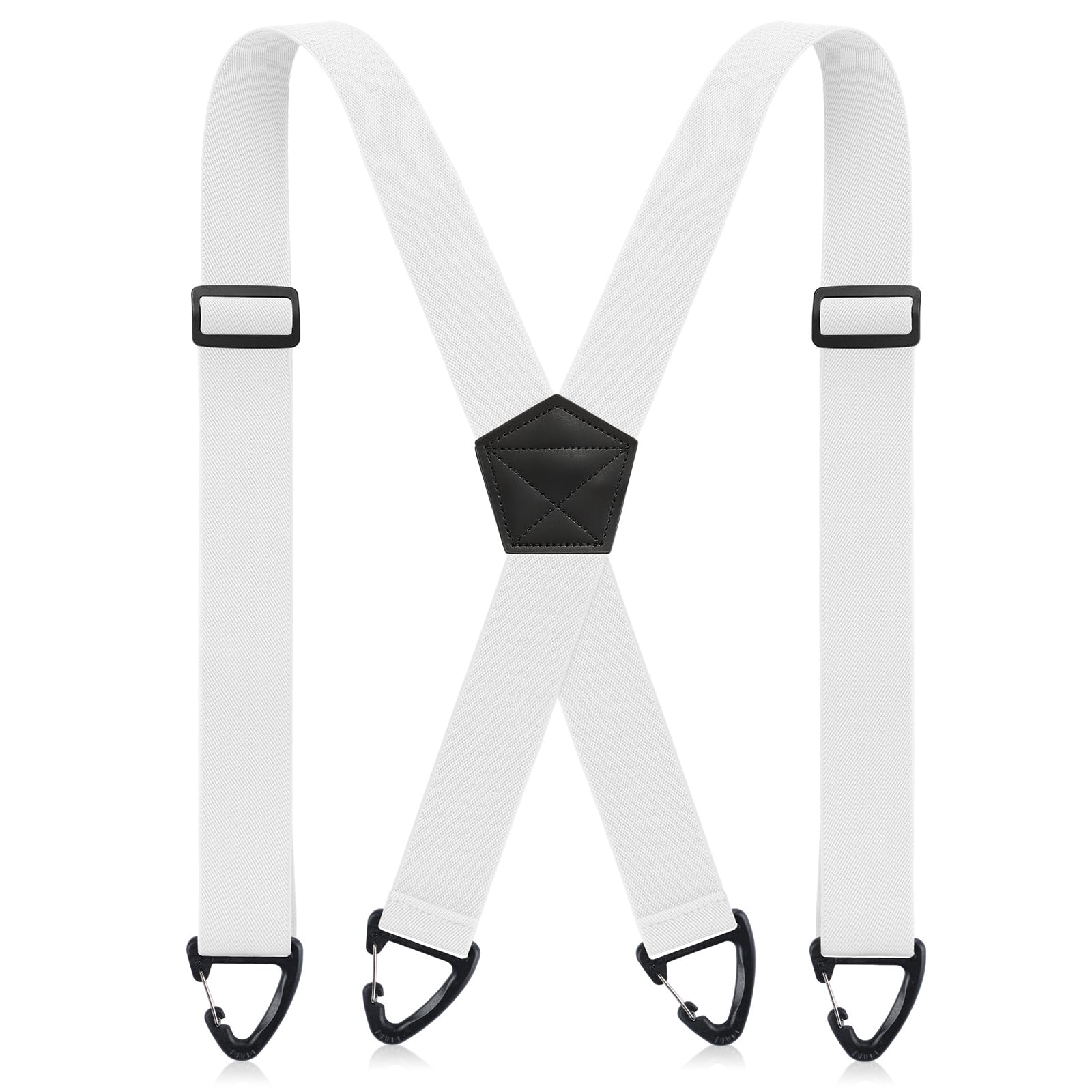 Sintege X Back Hidden Suspender 1.5 Inches Under Clothing Heavy Duty Work Suspenders for Men Women