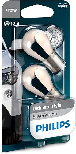 Miniatura 4 de Philips 12496SVB2 12496-SV PY21 Silver Vision (2 bombillas)