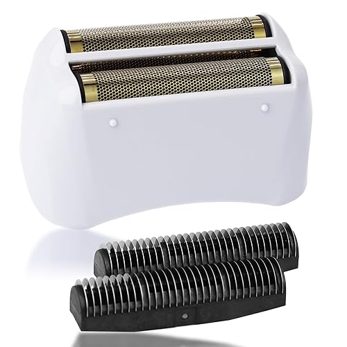 Miniatura 1 de 2Pack Pro Cabezales de Afeitado de Repuesto Accesorios de Pieza, Hoja Dorada y Cabezal de Repuesto de Cortador para Afeitadora Eléctrica Andis