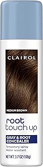 Clairol Root Touch-Up Temporary Hair Coloring Spray, Medium Brown Hair Color, Pack of 1