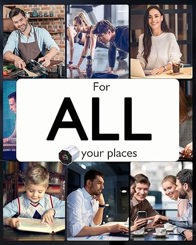 Miniatura 7 de Temporizador digital visual de cocina para cocinar, alarma fuerte de dígitos grandes, soporte magnético, temporizadores de cocina para hornear,