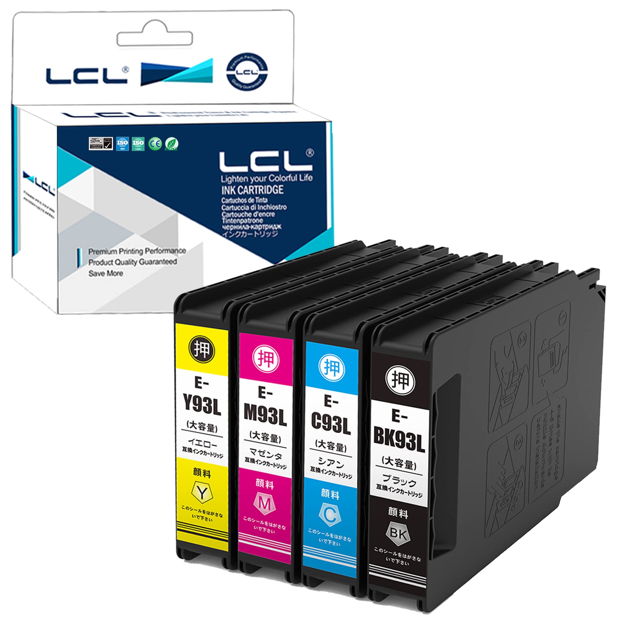Amazon.co.jp: LCL エプソン用 IC4CL93L ICBK93L ICC93L ICM93L ICY93L  