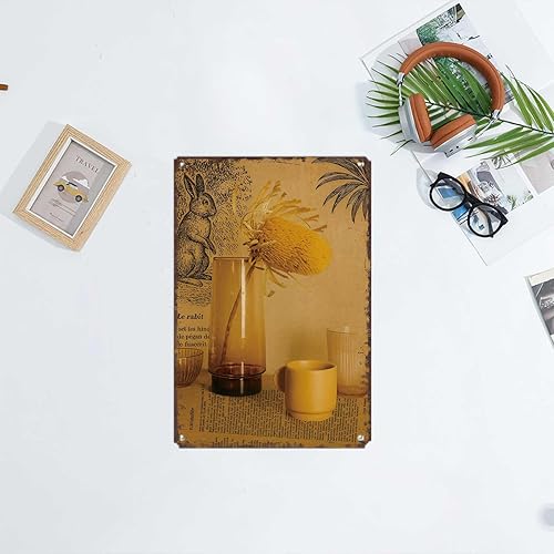 Miniatura 4 de LIPENK Funny Signs Posters Retro 70s Newspaper Poster Wall Art Sign for Bedroom Dorm Home Garage Bar Decor 8X12inch