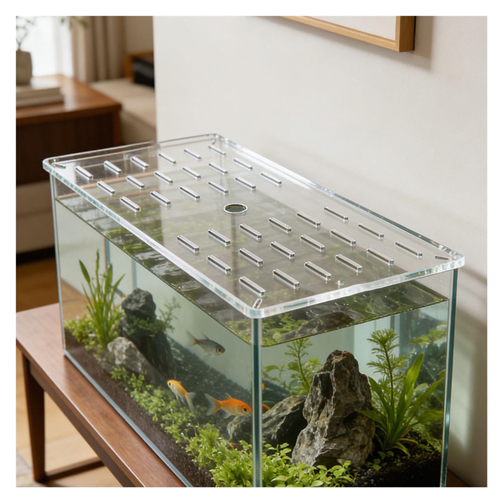 HAIXHX Cubierta Acuario,Tapa ventilada antiescape para Acuario