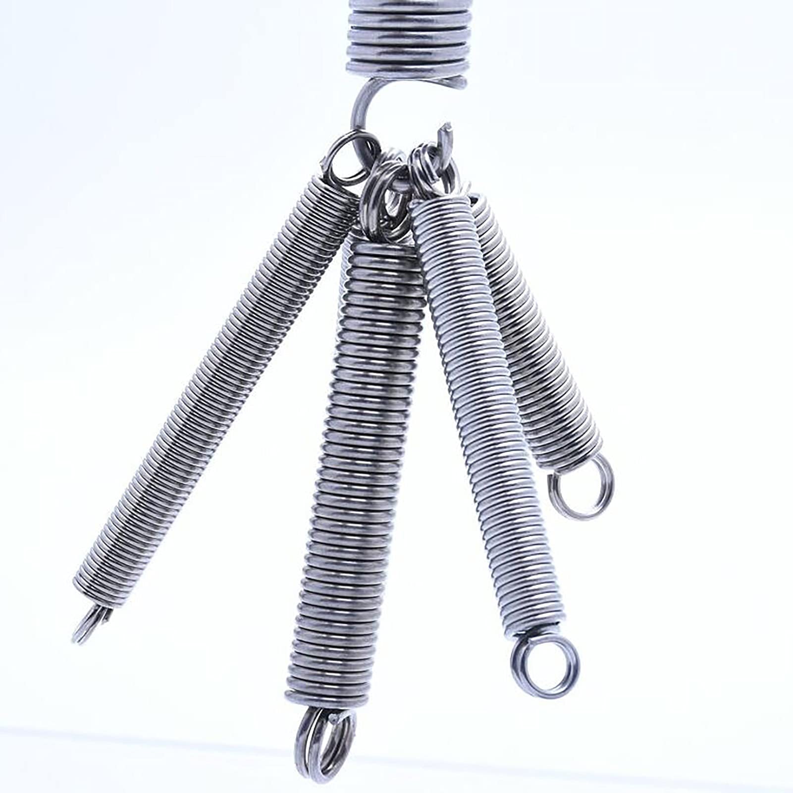 Resorte de extensión, 1 pieza Diámetro del alambre 1,4 mm, diámetro exterior 16 mm, longitud 60-332 mm. Gancho doble pequeño, expansión, resorte de tensión, expansión de ganchos de acero inoxidable