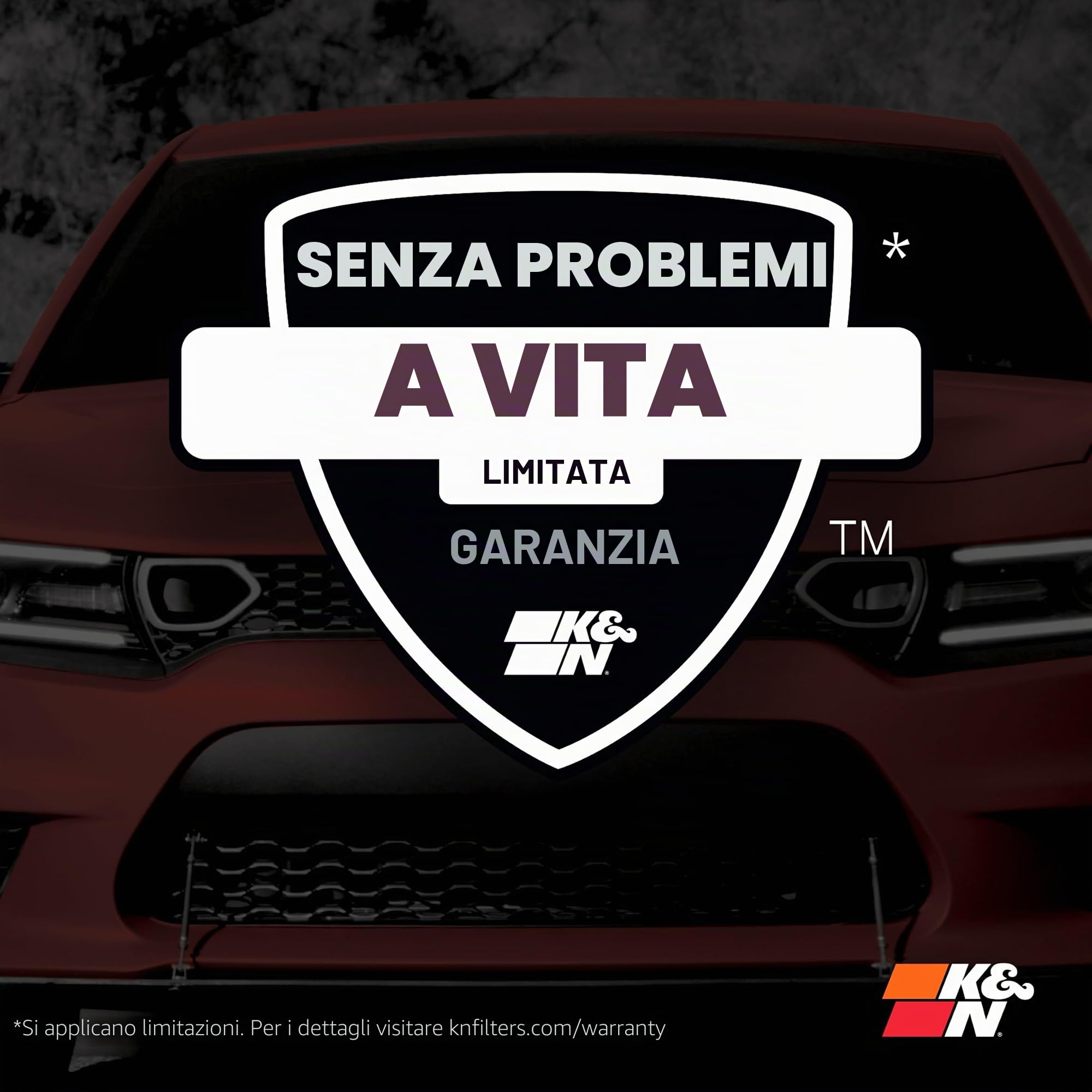 K&N 33-5029 Filtri Aria Sostitutivi Auto, Lavabile e Riutilizzabile