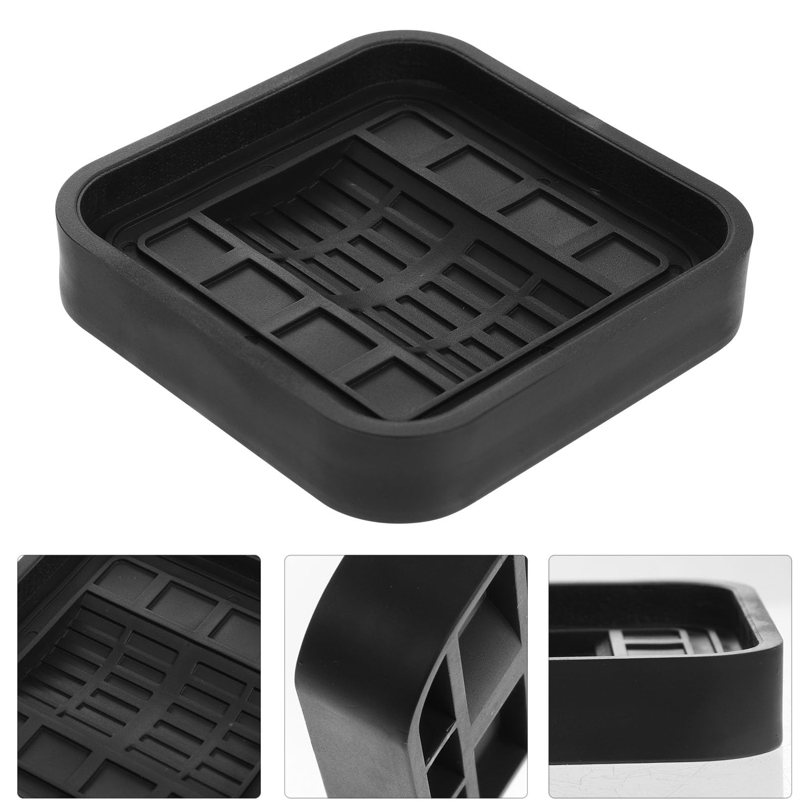 LALAFINA 8 Pezzi Fermaruote in Silicone Antiscivolo per Mobili Tappi per Ruote per Pavimenti in Legno Cuscinetti Proteggi Pavimento per e Sedie Accessori per Protezione