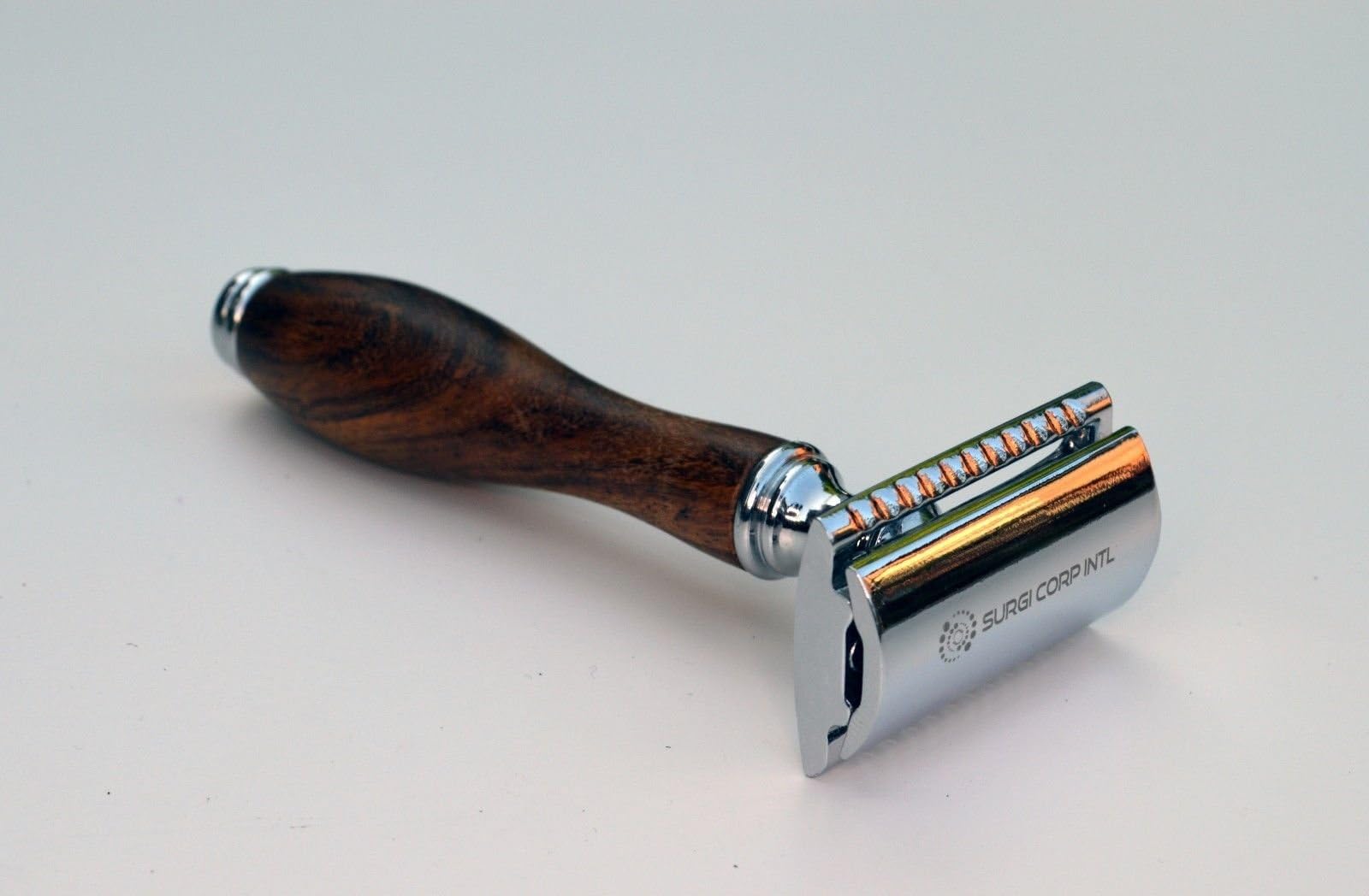 Vintage Rose Wood Handle Double Edge Safety Razor (Blades NOT Included)