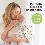 Organic Burp Les vêtements bébé garçon, fille, 6-Pack Grandes étoffes de Burping (Animaux) & Paws) 100% Vêtements pour bébés en coton, nouveaux-nés cracher vers le haut, super doux, serviettes absorbantes, neutre pour le sexe, lavable à la machine