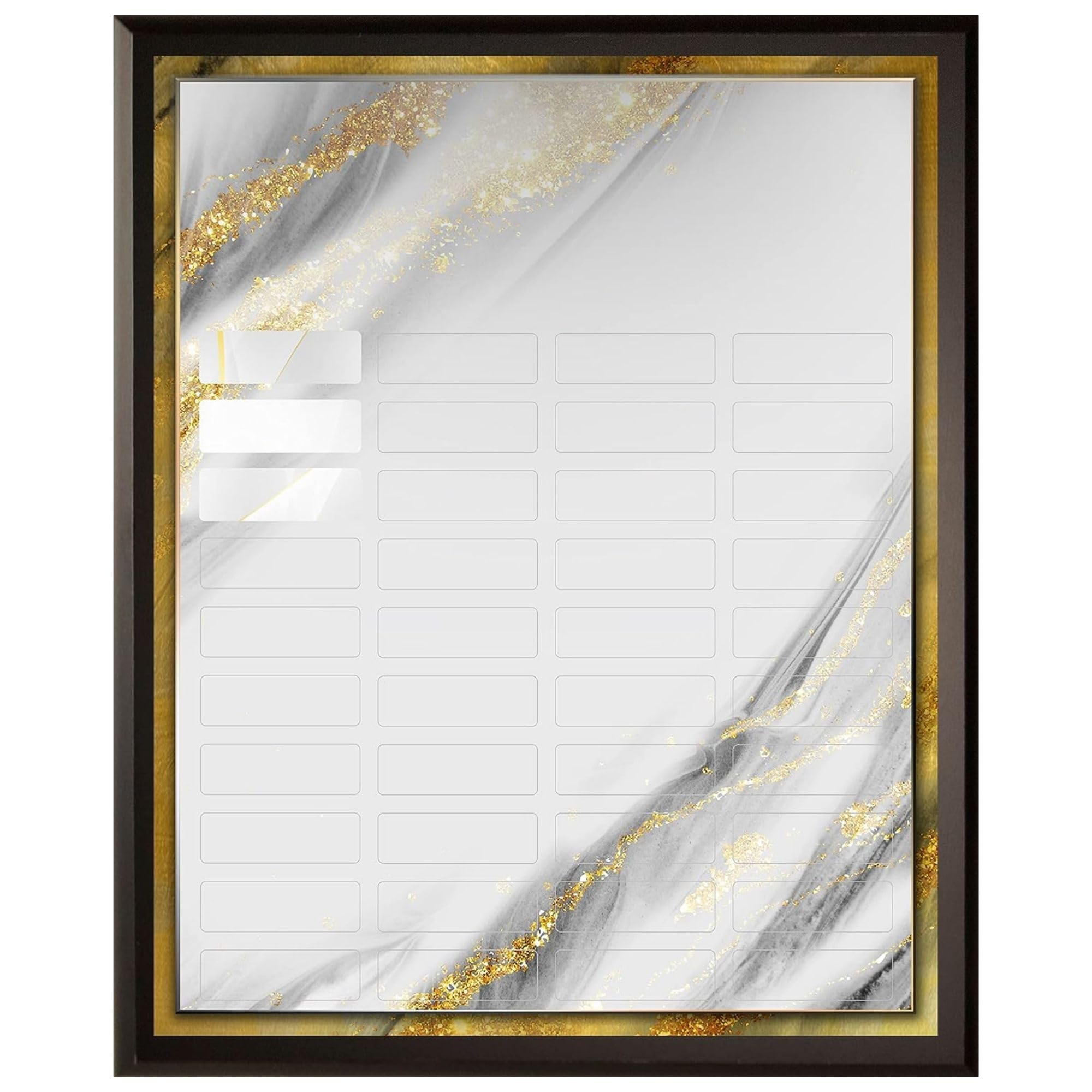 DIY Perpetual Plaque Award Kit | No Engraving Costs | Employee Recognition | Employee of The Month | Employee of The Year | Best of The Best |