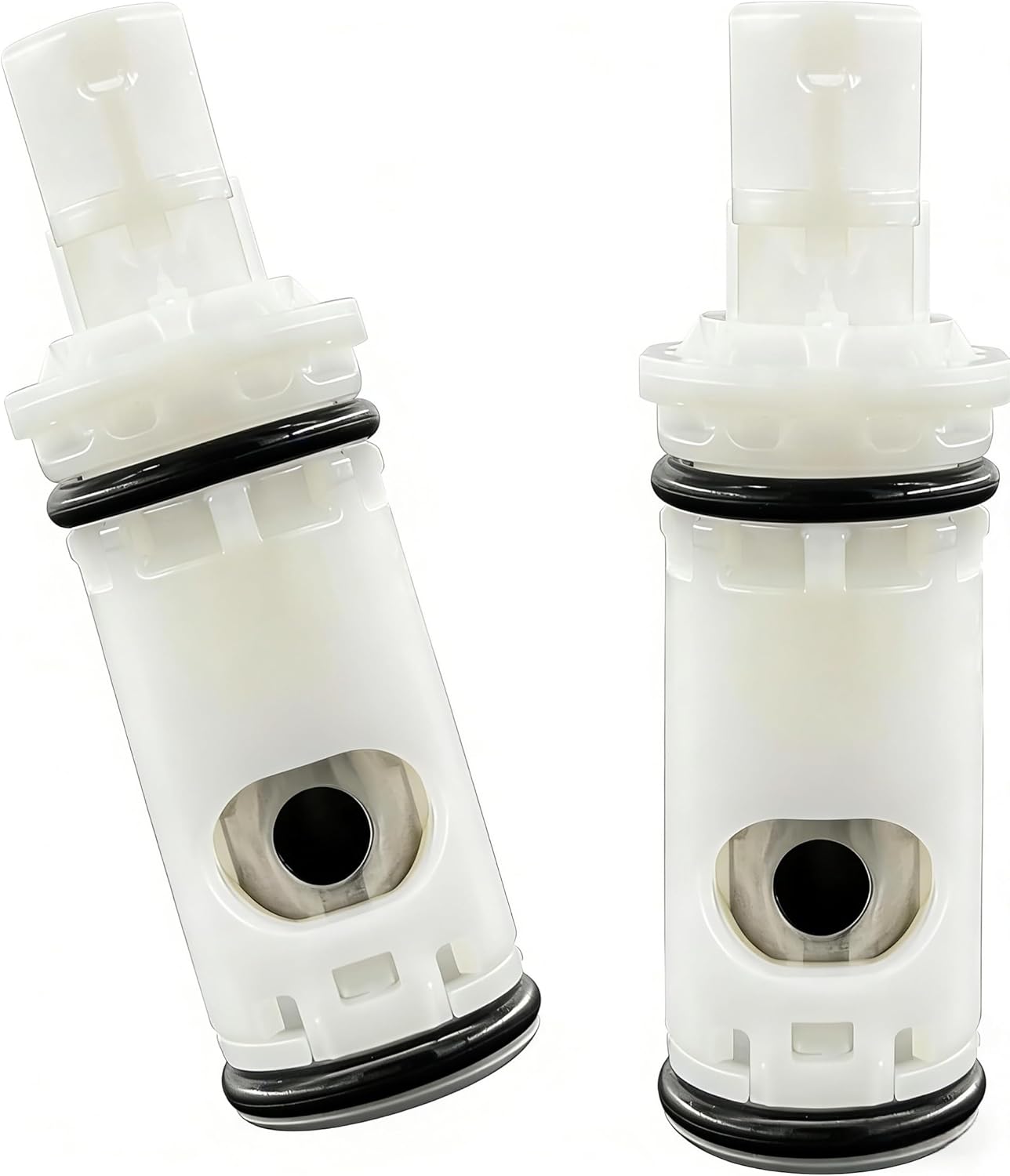 1224 1224B Faucet Cartridge Replacement compatible with Moen Two Handle Faucets, Hot and Cold Repair Kit, For Most Double Handle Moen Faucets and Tub/Showers (1224 Cartridge*4)