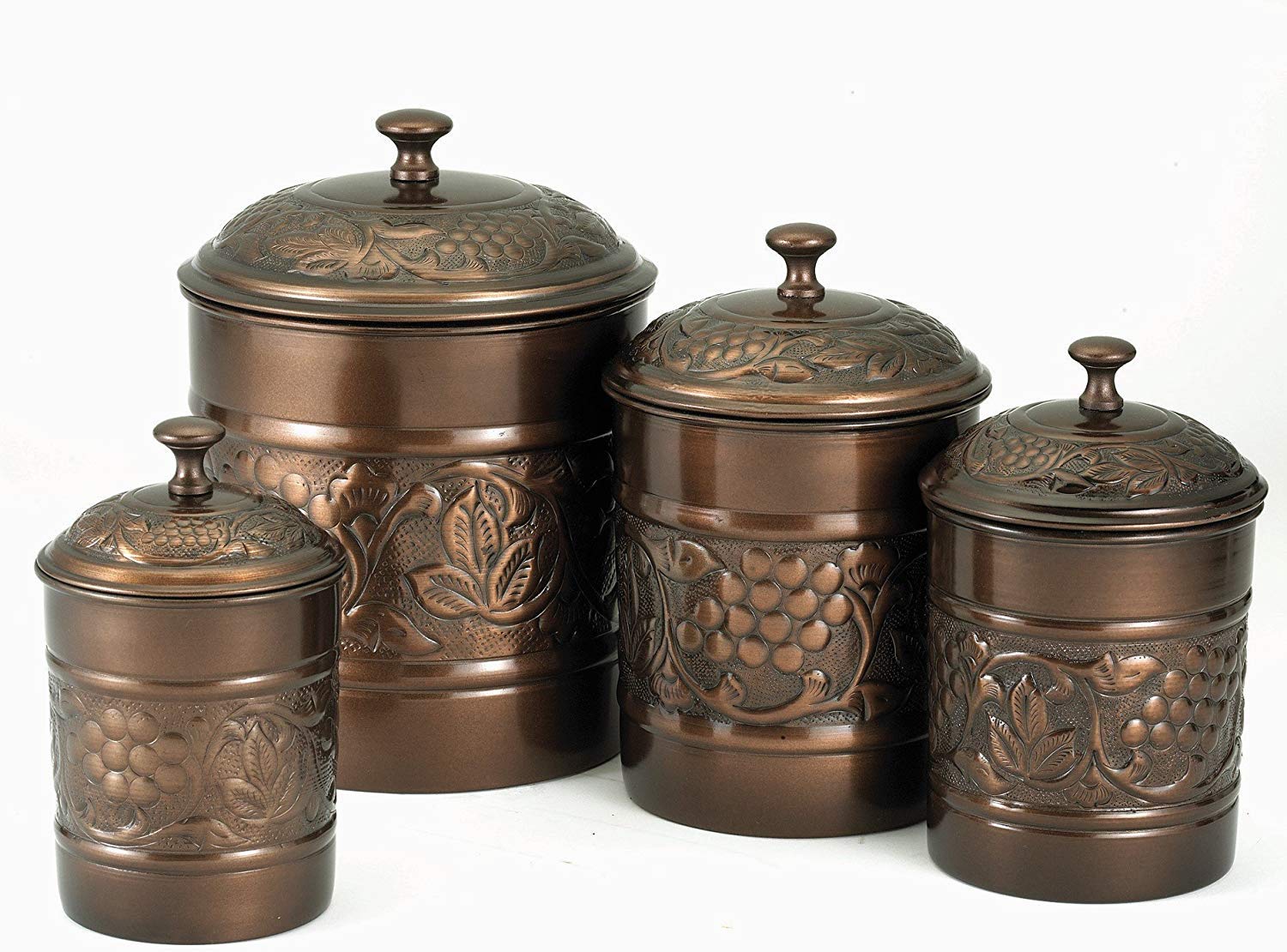 Amazon.com: NuSteel Embossed Antique Copper 1 QT Stainless Steel