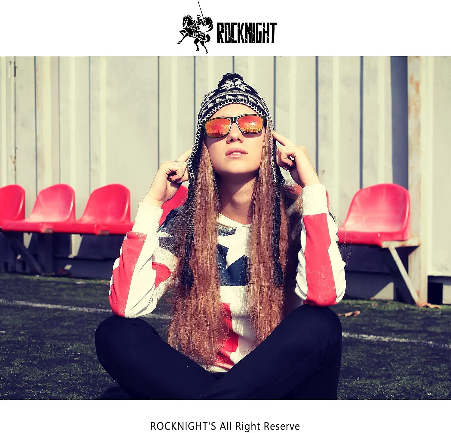 ROCKNIGHT HD Polarized Driving Sunglasses UV400 Protection Lightweight Al-Mg Metal Frame Outdoor Casual 60mm - Image 2