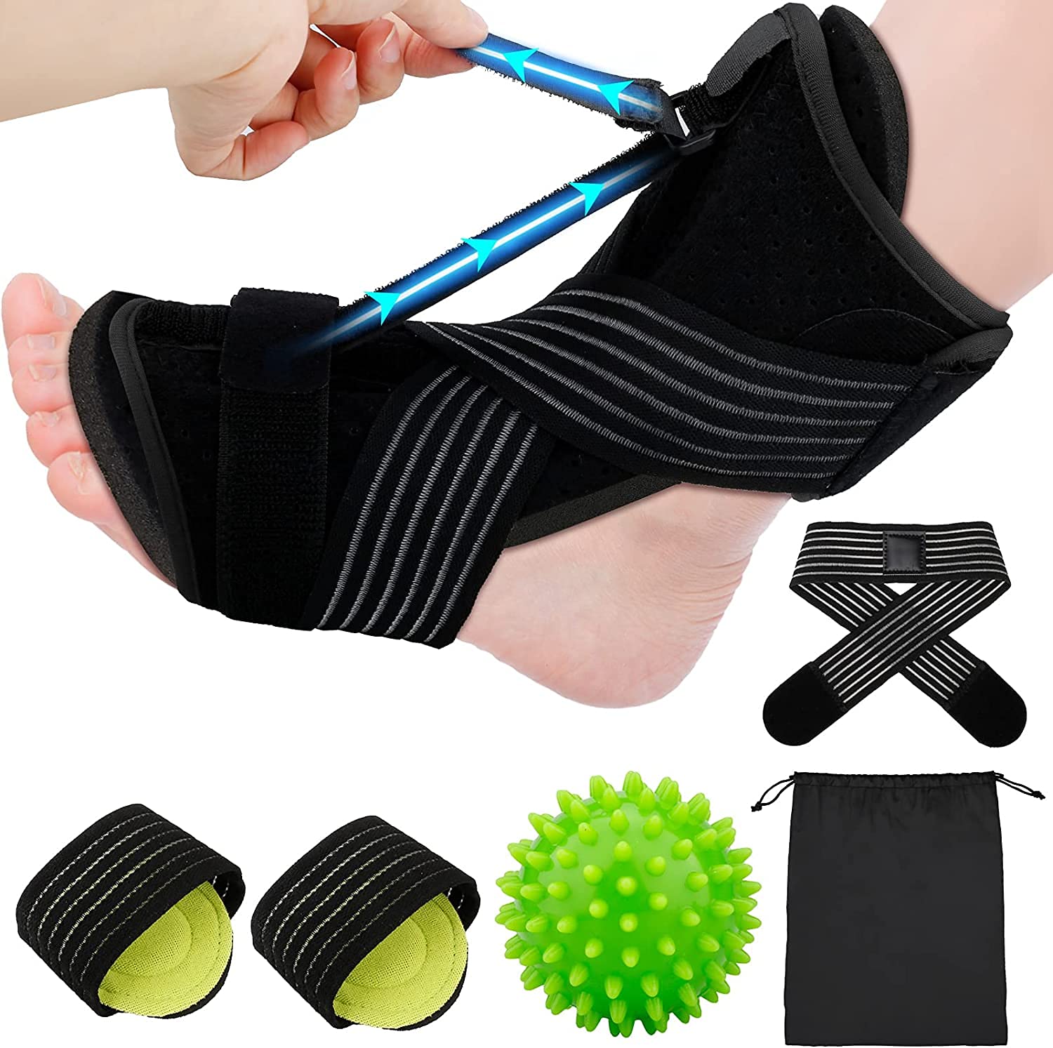 Buy Upgraded ar Fasciitis Night Splint,FOJOC Universal Ankle Heel Pain