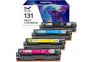 HaloFox Compatible Toner Cartridge Replacement for Canon 131 131H imageClass MF624Cw MF628Cw...