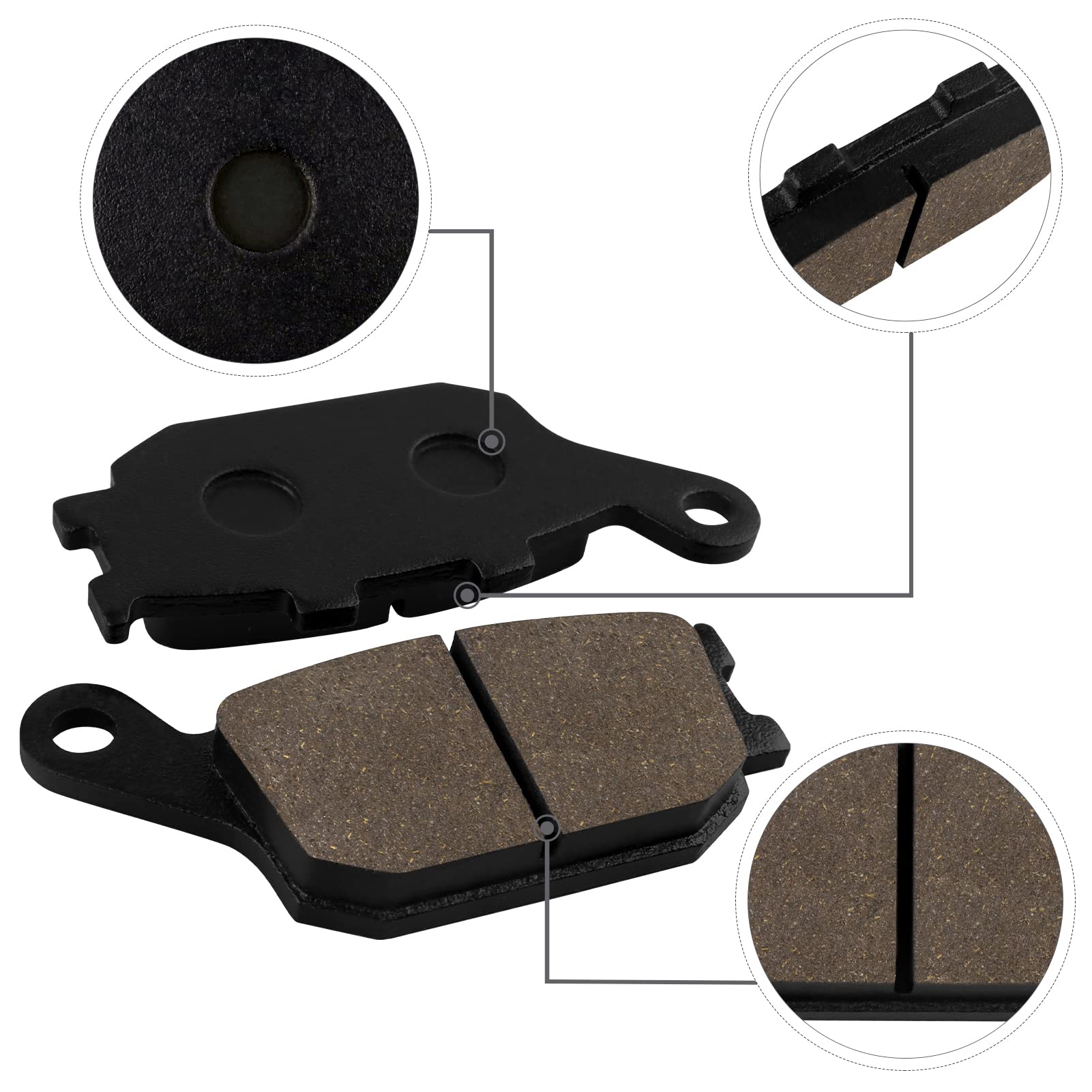 tylne okładziny hamulcowe do CB600 F CB 600F CB600F CB 600 F Hornet 1998 1999 2000 2001 2002 2003 2004 2005 2006-2012