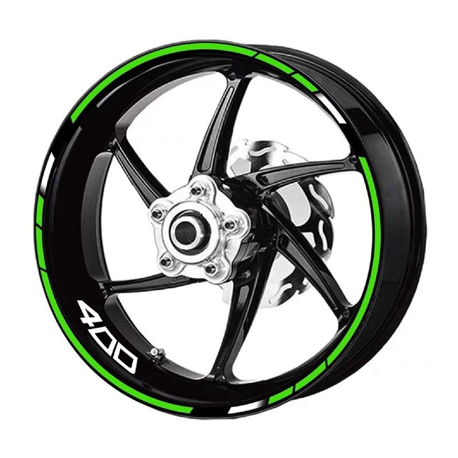 Motorcycle Wheel Stickers for Kawasaki for Z400 for Z-400 for Z 400