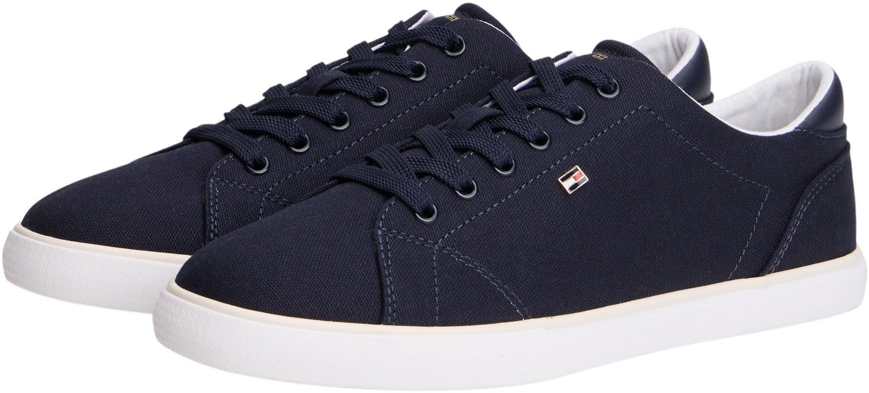 Tommy Hilfiger Damen Th Low Profile Vulc Canvas Fw0fw09102Low Top