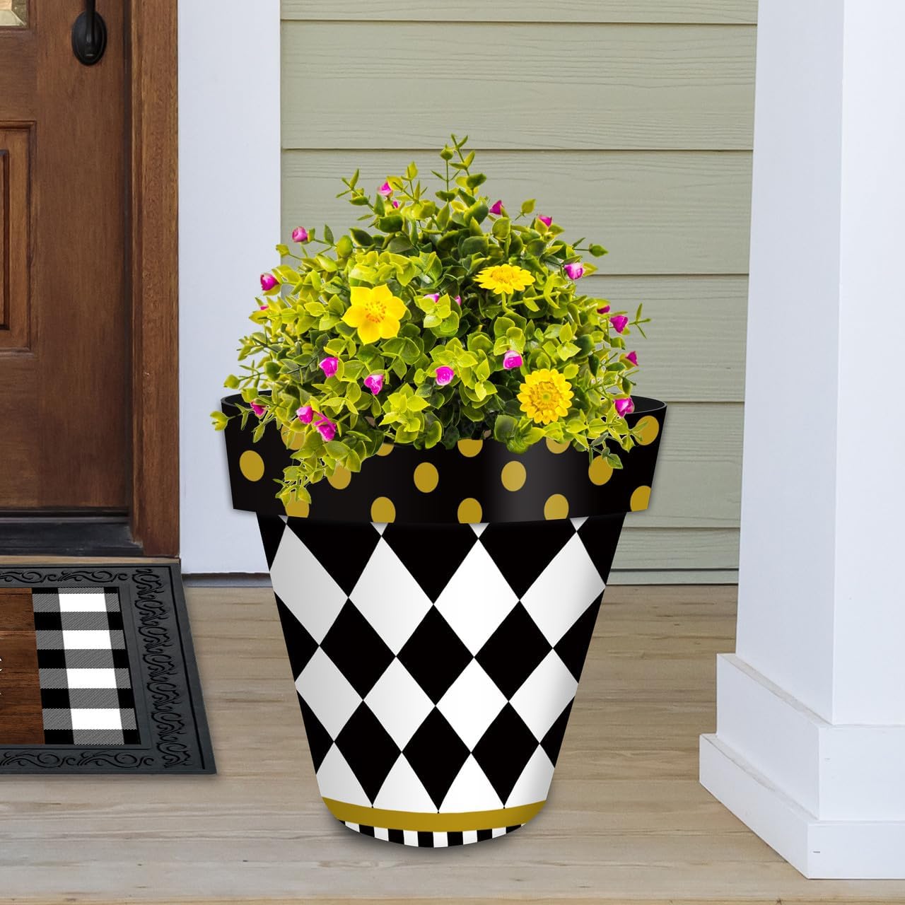Briarwood Lane Checkerboard Large Planter