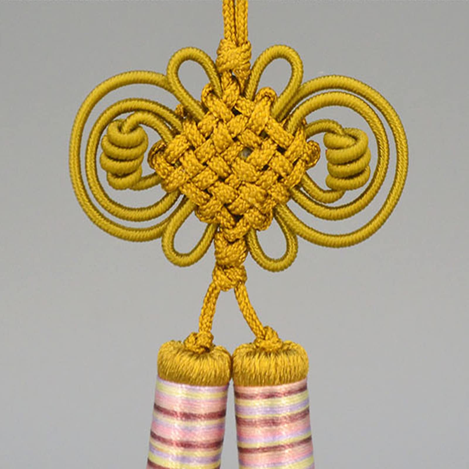 Quasten Chinesische Schwertquaste, handgefertigte weiche Quasten, chinesischer Knoten zur Herstellung von Bastelzubehör, Souvenir, Anhängerdekoration, rot(Red)