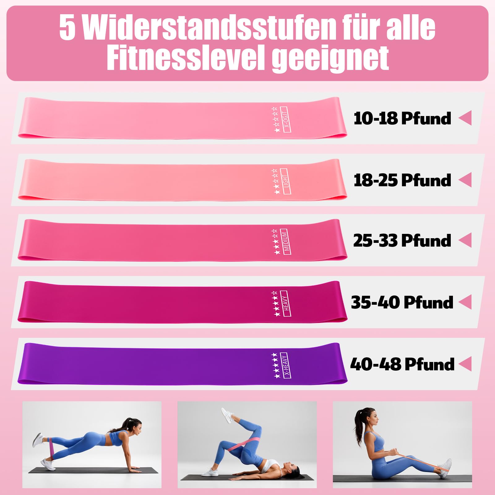 Pilates Set, Pilates Ring Zubehör Set 13 Stück mit 13" Ring, 10" Ball,Fitnessbänder & Zubehör,Pilates Socken und Tragbarer Tasche,Home Pilates Essential Kit für Frauen,Yoga Set,Pilates Set für Zuhause