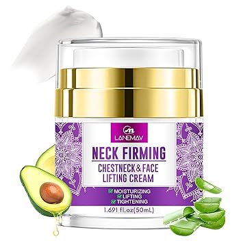 Neck Creams for Tightening and Firming, Retionl Neck Cream for Women, Neck Firming Cream for Face and Neck, Anti Wrinkle, Neckline and Loose Skin, Hyaluronic Acid &Collagen 1.69 Fl Oz