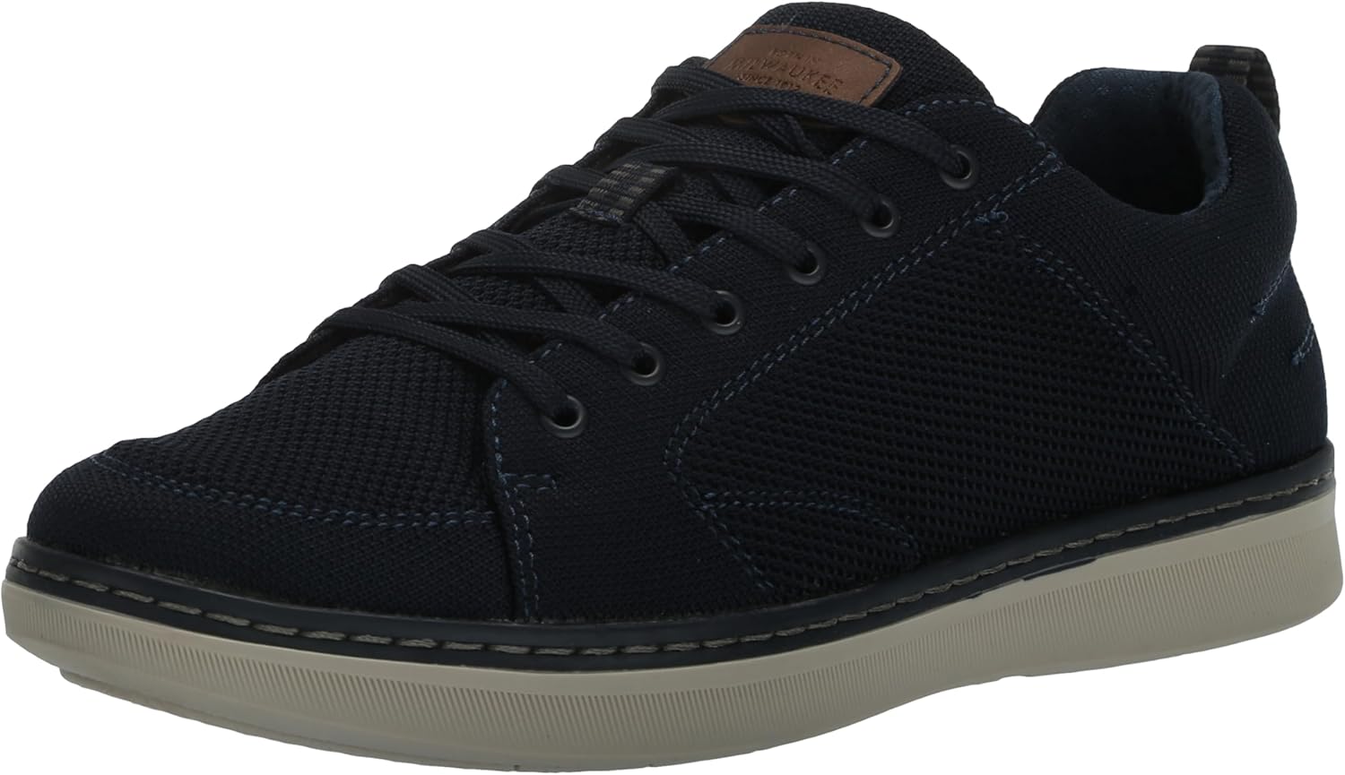 Nunn Bush Mens Aspire Knit Moccasin Toe Sneaker Oxford Comfortable Lightweight Fabric Lace Up