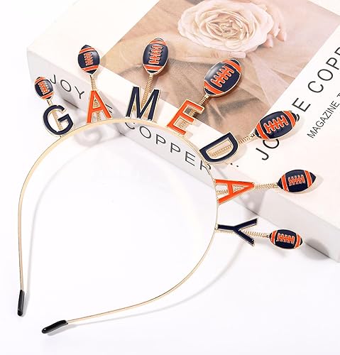 Miniatura 4 de Diadema de béisbol para mujer, accesorios de béisbol para mamá, diadema de toque con letras, moda para el día del juego, accesorio deportivo para el
