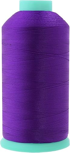 Miniatura 231 de Mandala Crafts Hilos de coser resistentes de nailon consolidado, hilo para tejer jeans de cuero, hilos de tapicería marina al aire libre, Beige