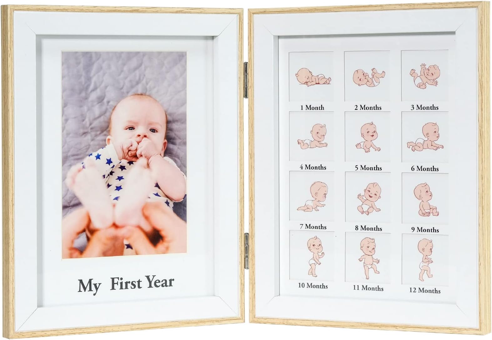 Excello Global ProductsFolding Baby's First Year Frame
