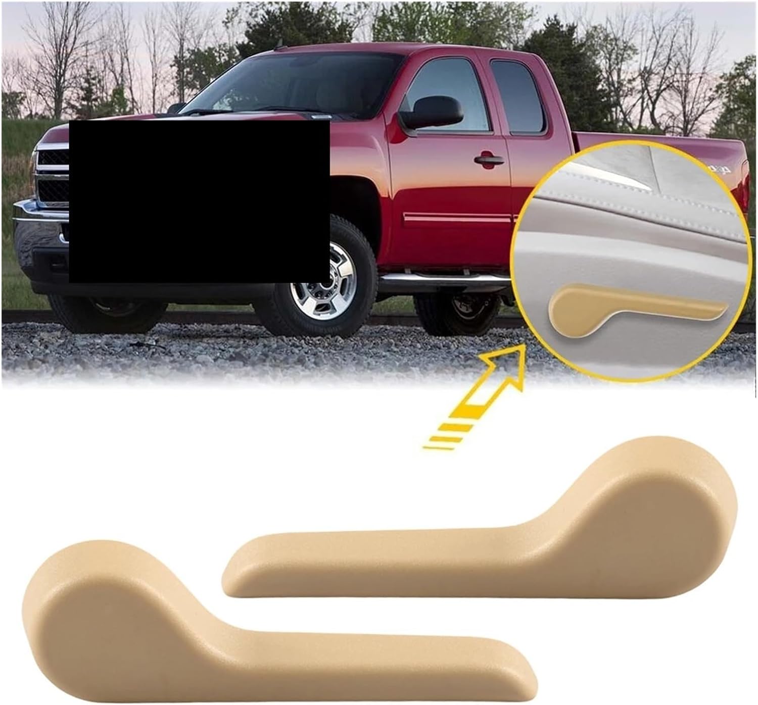 Seat Recliner Handle Car Fit for Seat Recliner Handle Lever Fit for Chevy Silverado 1500 2500 3500 Fit for GMC