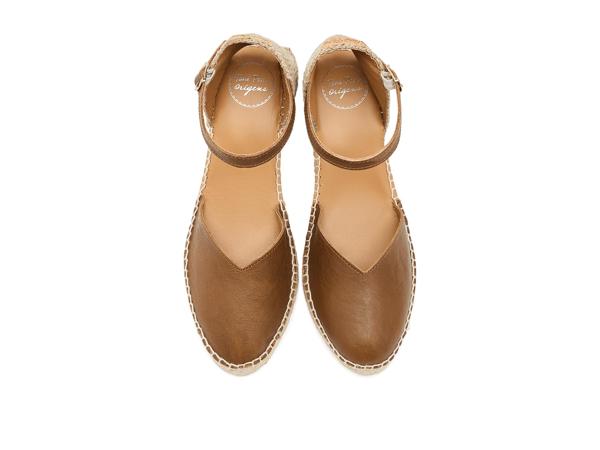 Toni PONS - Toni Pons - Alpargatas de Cuña Magda-P para Mujer en Piel Marrón - Cuero