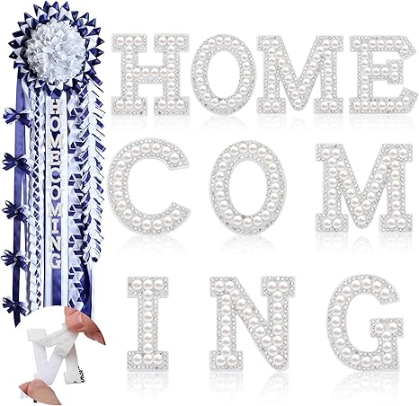 Amazon.com: XunYee 10 Pcs Homecoming Mum Supplies Homecoming Pearl ...