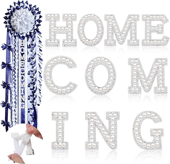 Amazon.com: XunYee 10 Pcs Homecoming Mum Supplies Homecoming Pearl ...
