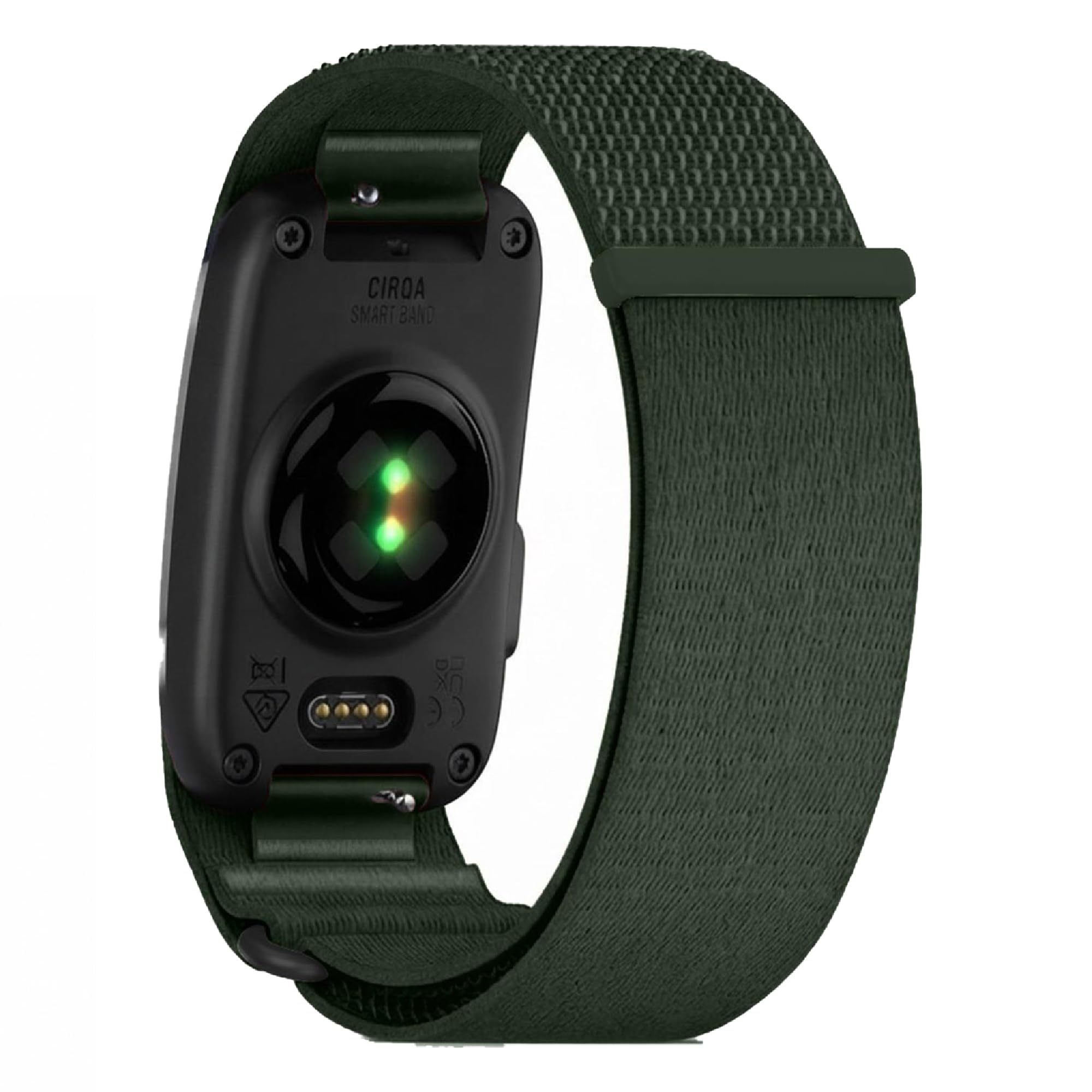 VeveXiao Nylon Bands Compatible With Garmin CIRQA Smart Band，Olive Green
