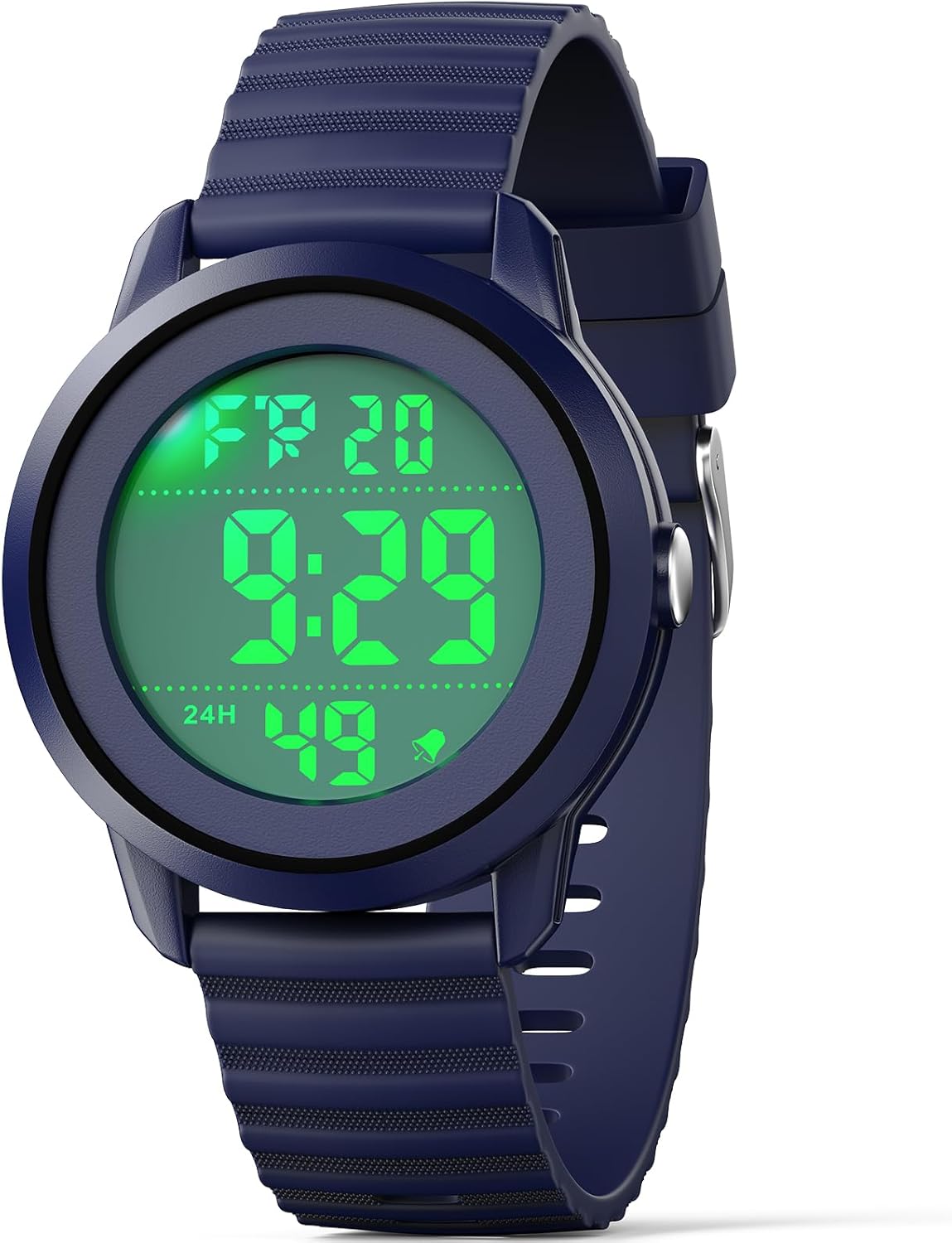 CKV Kids Watch Digital for 10-18 Boys Girls Teens, 1.5” Dial 30M Waterproof Sports Wristwatch for Child with Backlight,Countdown