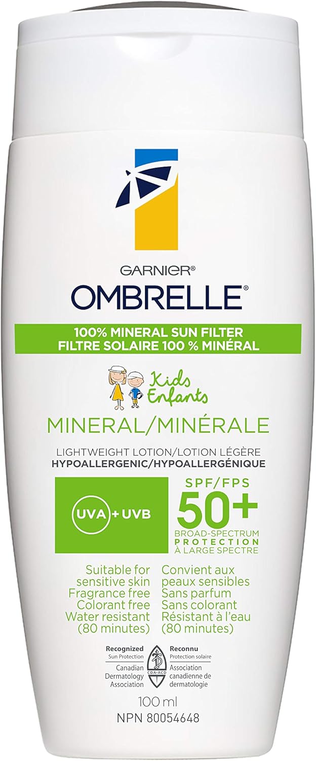 Garnier Ombrelle Sunscreen Sun Protection Lotion Kids Mineral Spf 50