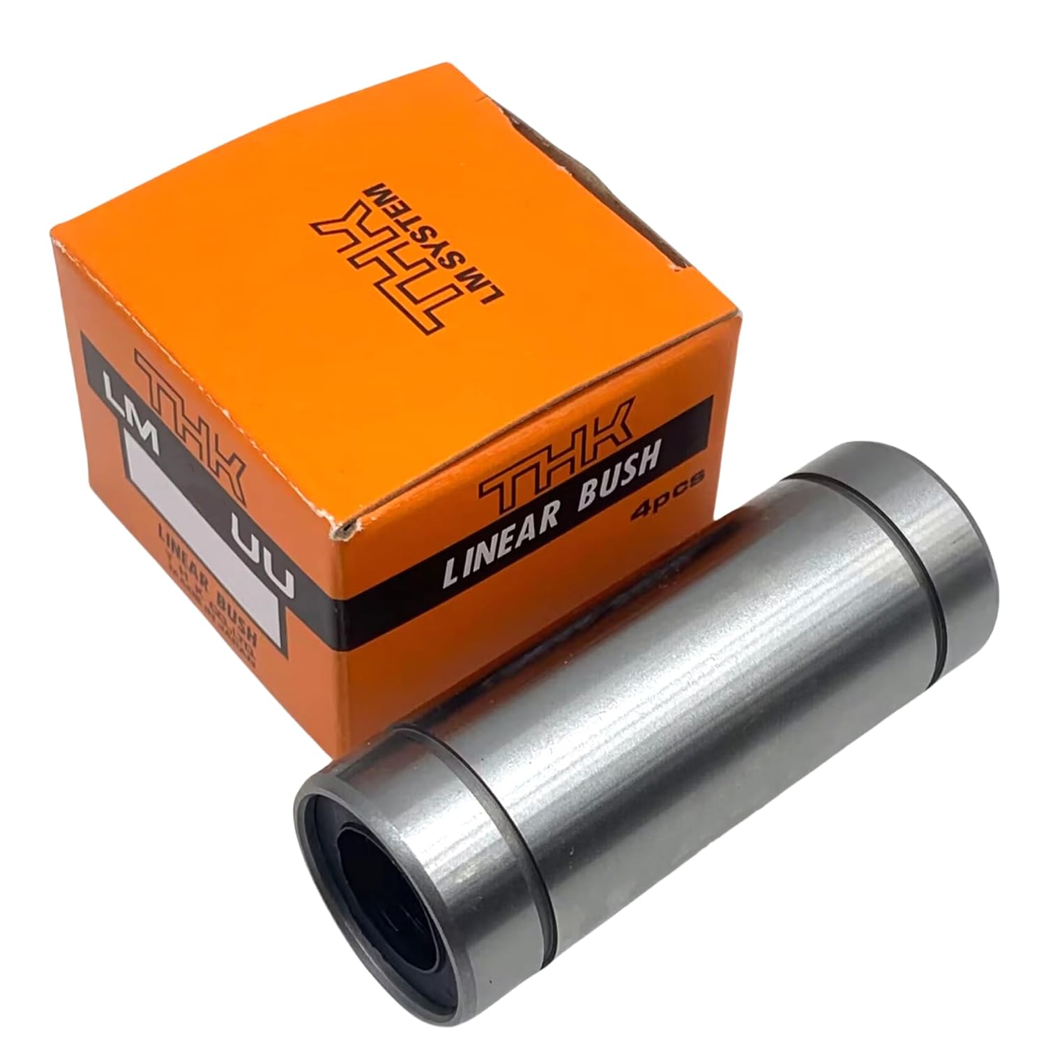 Original THK Linear Bearings LM4/5/6/8/10/12LUU LM4LUU LM5LUU LM6LUU LM8LUU LM10LUU LM12LUU Shaft Bush Bushings (LM12LUU)