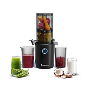 Atomberg Althea Cold Press Juicer For Home | High Nutrition | 40RPM | Easy To Use & Clean | Auto Reverse | XL Hopper | Safety Features | Ideal for Fruit, Veggie Juices, Coconut Milk | Black - Amazon product rated Grade A