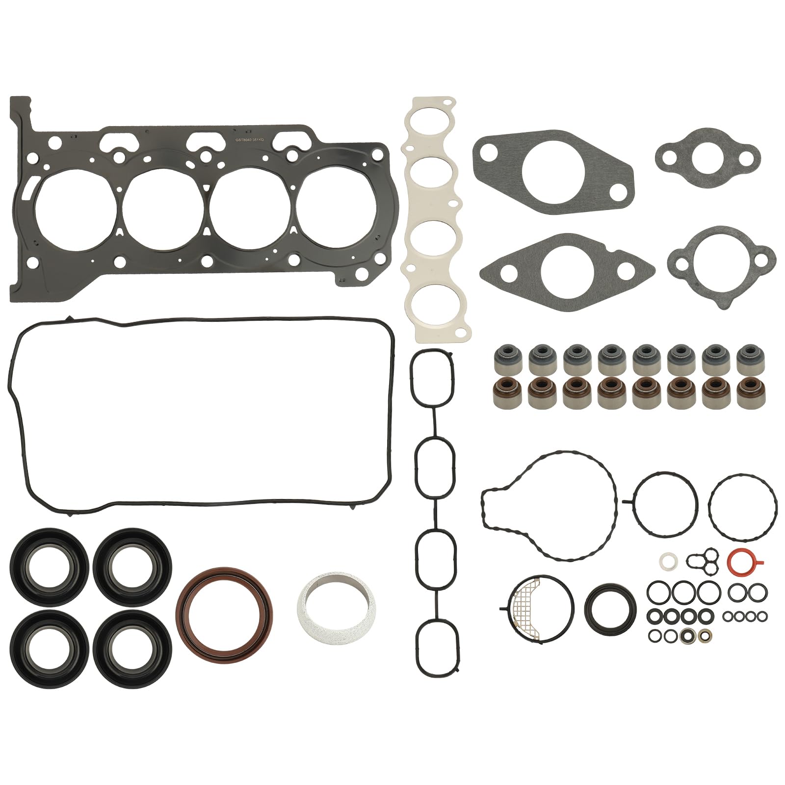 PHILTOP HS26515PT-1 Head Gasket Set Compatible With Prius 2010-2020,Prius V 2012-2018,Prius Plug-in 2012-2015,Prius AWD-e 2019-2020,CT200h 2011-2017,Corolla 2020,1.8L Head Gasket Kit - Foto 2