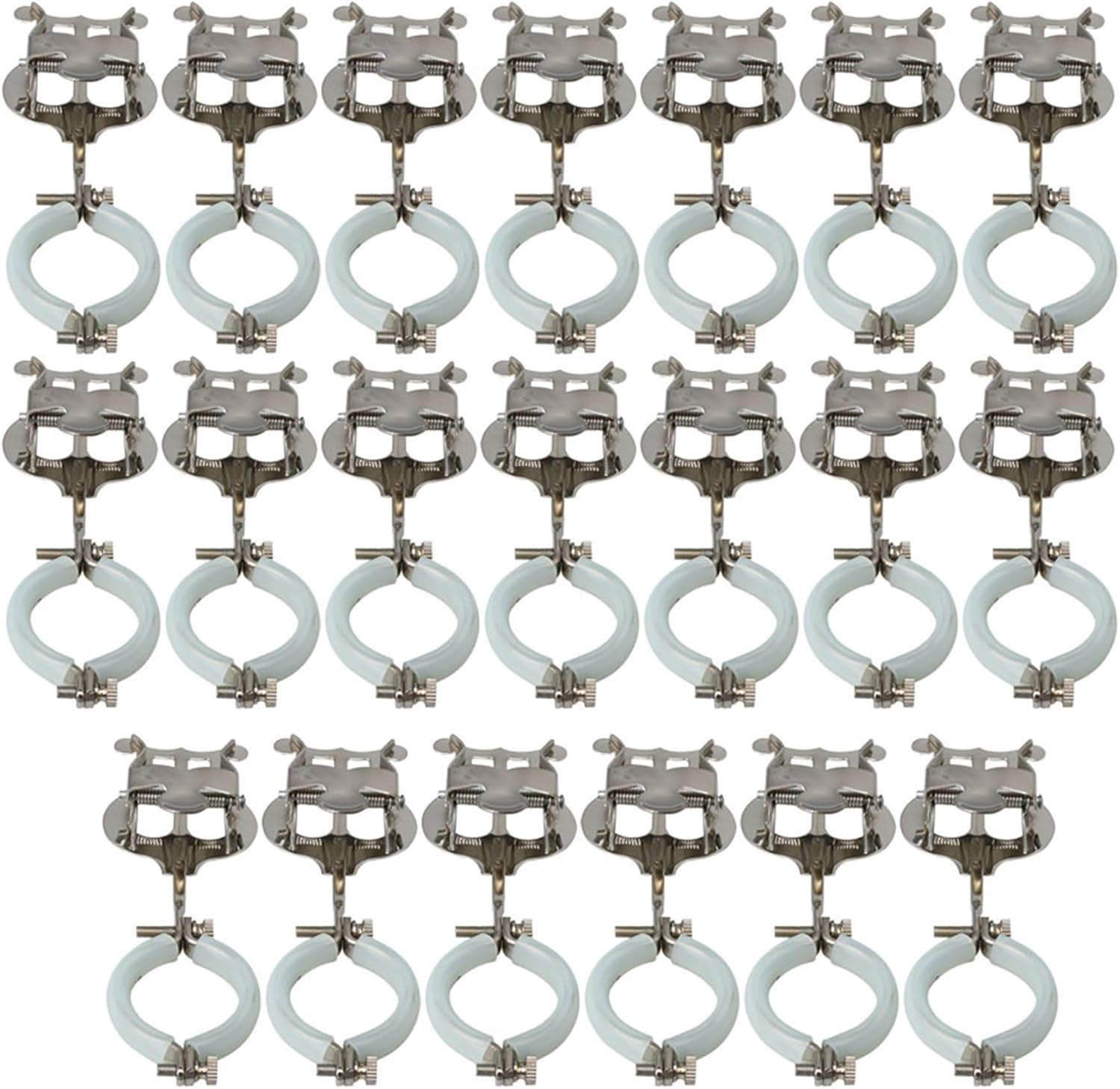Yibuy Clarinet Marching Lyre Sheet Music Clips Holder Clamp-On Holders Lyre Pack of 20