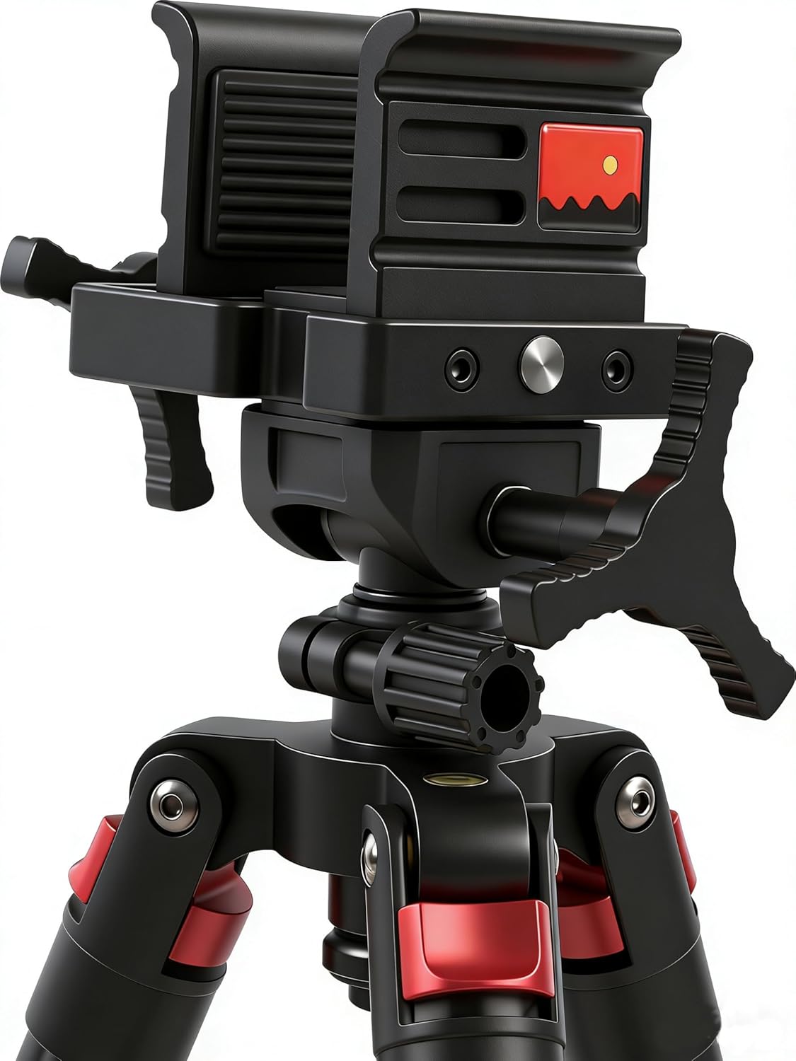 Clamping Tripod with Durable Aluminum Frame, Lightweight, Stable Design, Bubble Level, Adjustable Legs, Shooting Rest, and Hands-Free Operation for Hunting, Shooting, and Outdoors - Image 3